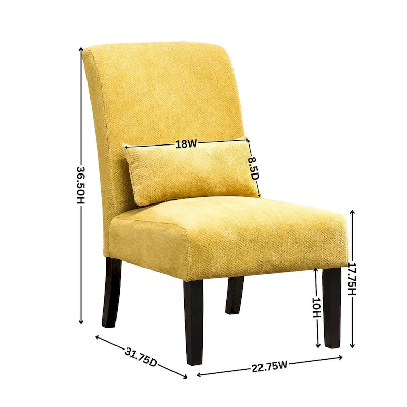 Fauteuil d'appoint dossier haut en polyester bleu sarcelle 31,75 po
