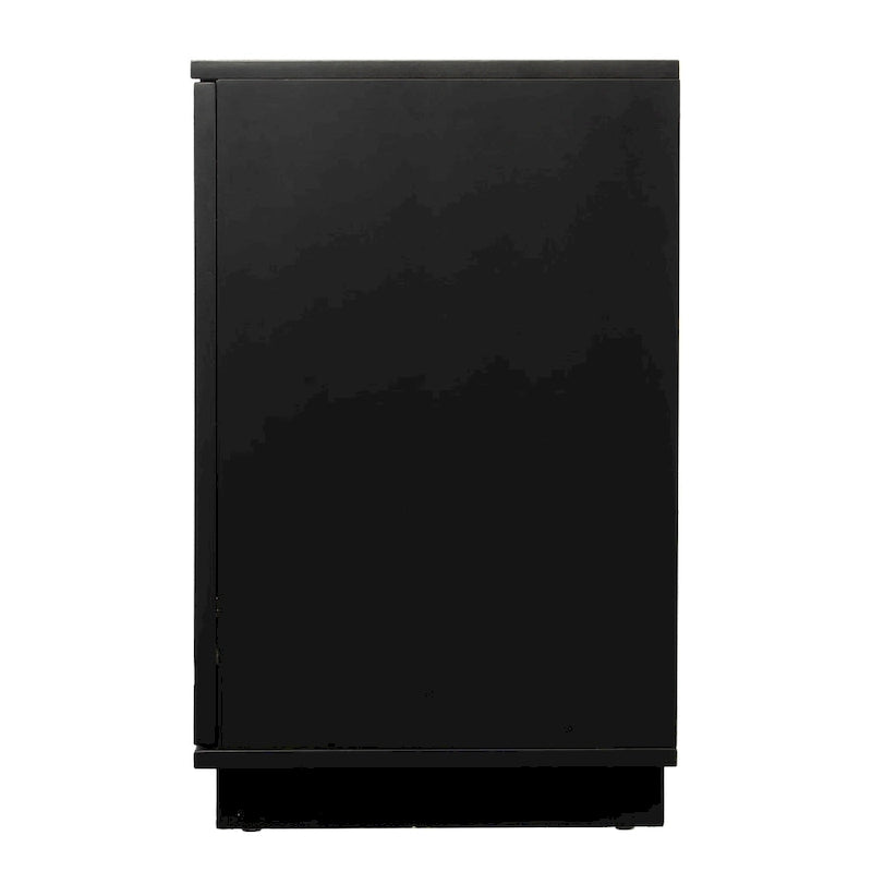 Meuble TV avec cheminée électrique à couleurs changeantes et rangements