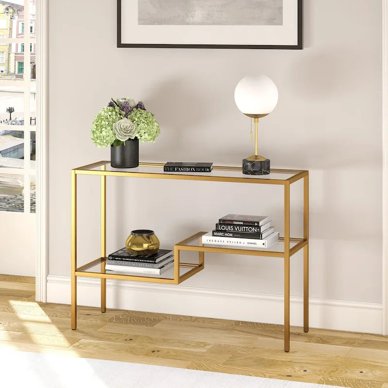 Console effet laiton