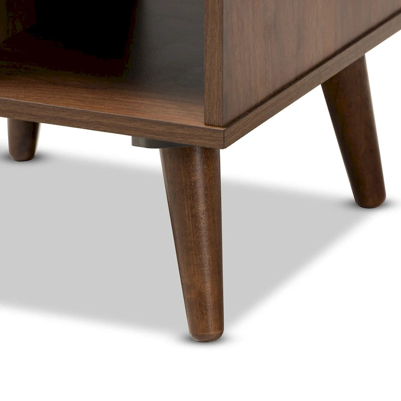 Table d'appoint Bankekind moderne en noyer