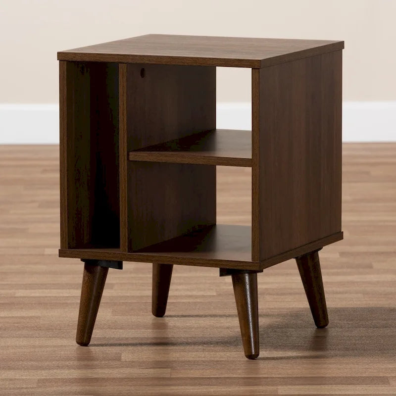 Table d'appoint Bankekind moderne en noyer