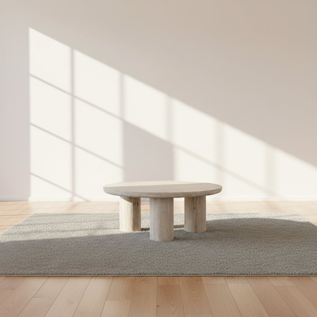 Table basse ronde par