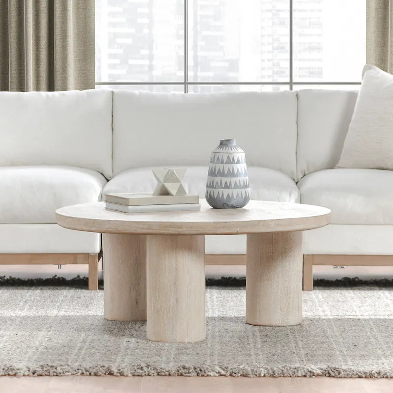 Table basse ronde par