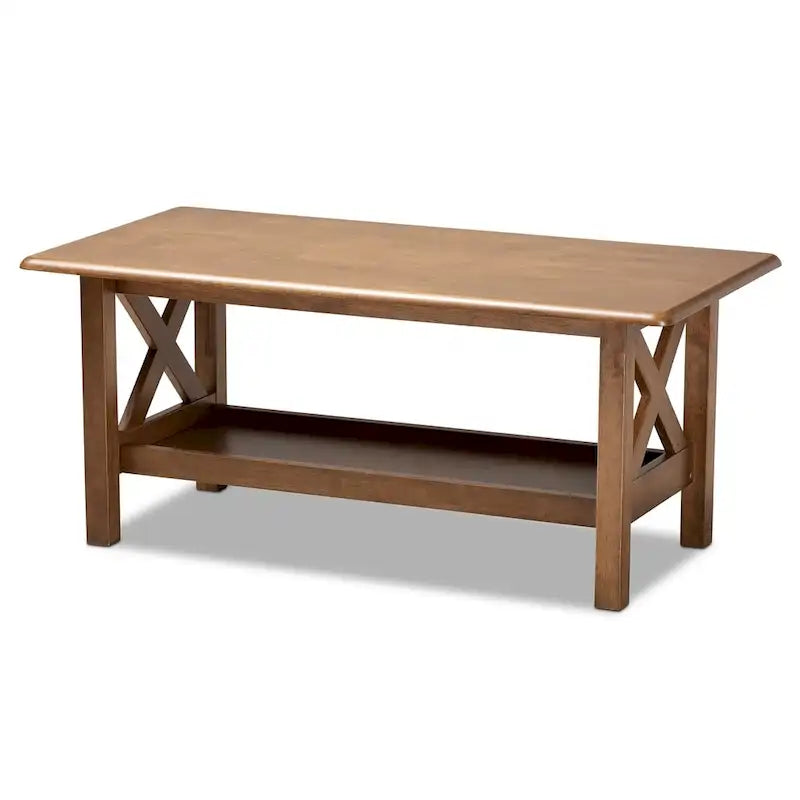 Table basse noyer