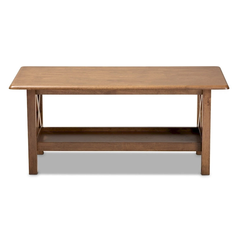 Table basse noyer