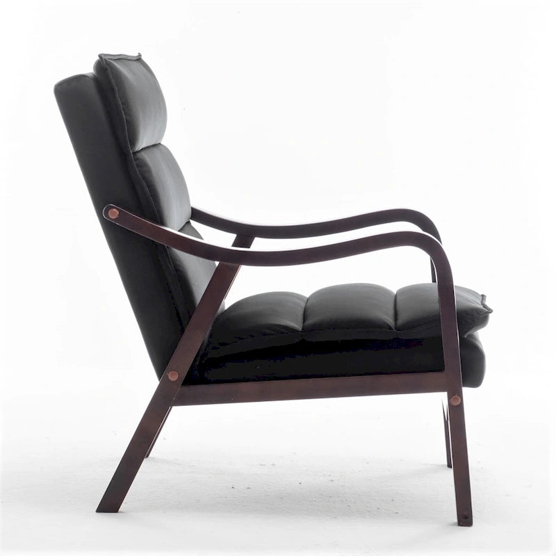 Fauteuil en velours  24.8, style moderne du milieu du siècle