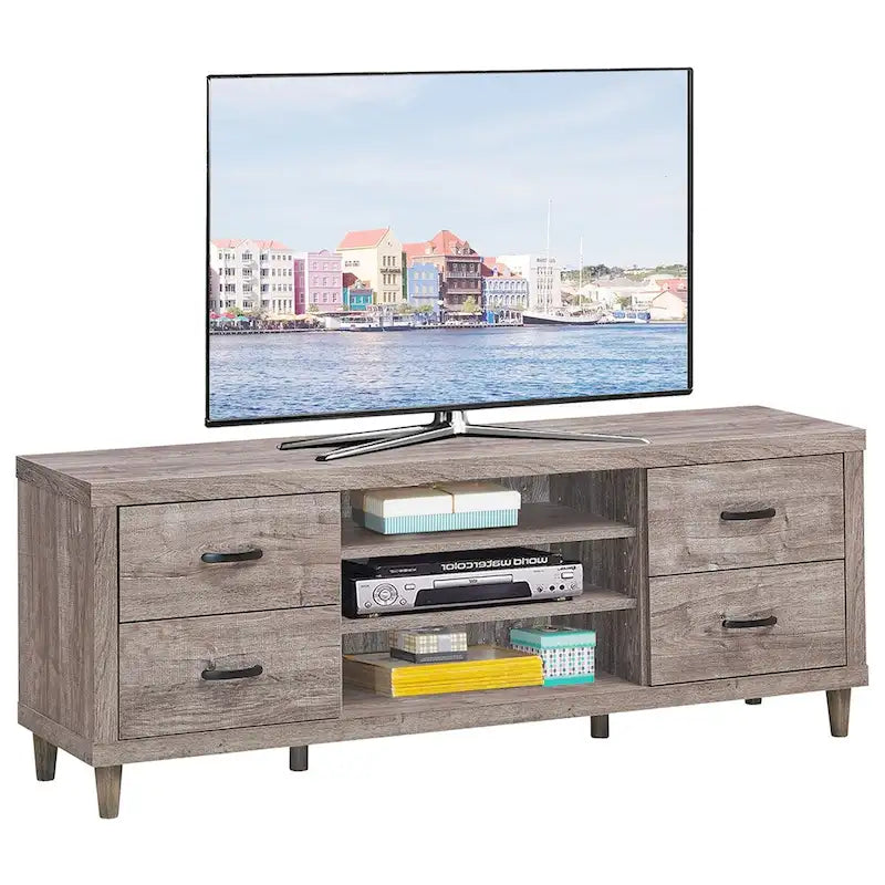 Meuble TV avec rangements pour téléviseurs jusqu'à 65 pouces - Voir détails