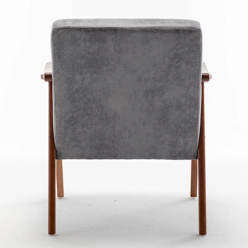 Fauteuil d'appoint à cadre en bois massif