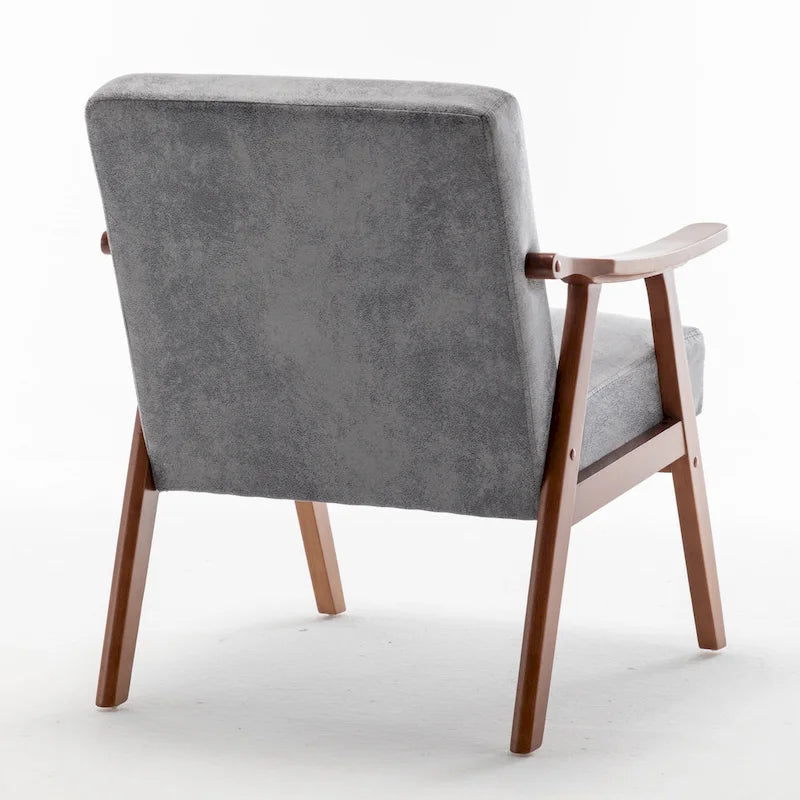 Fauteuil d'appoint à cadre en bois massif