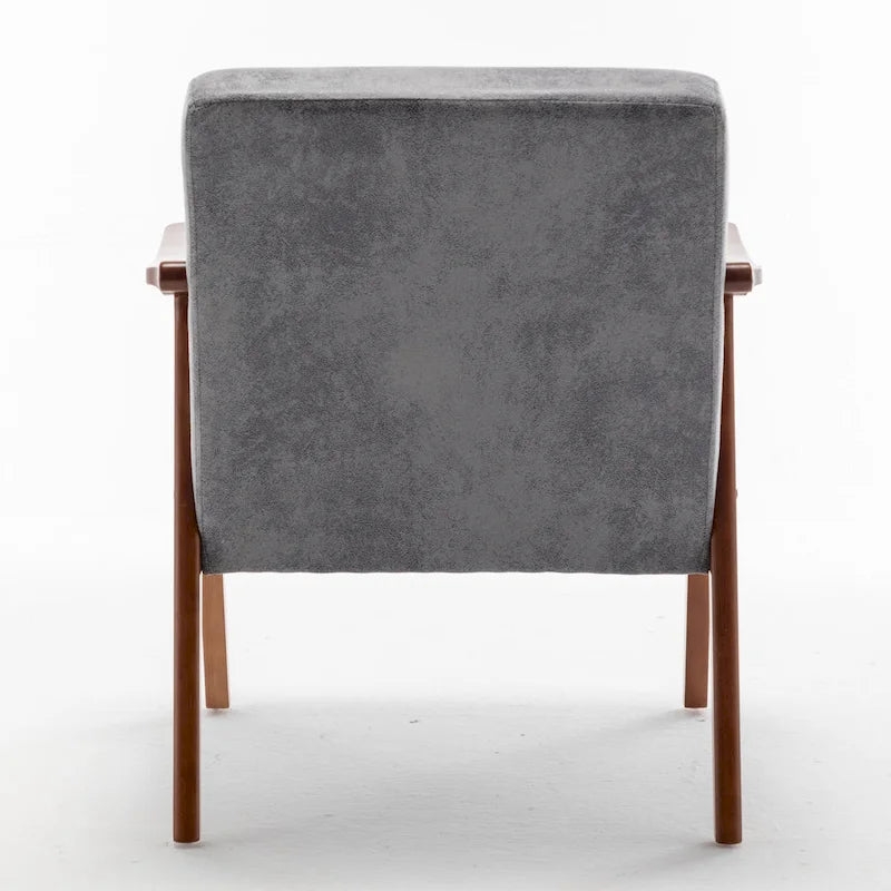 Fauteuil d'appoint à cadre en bois massif