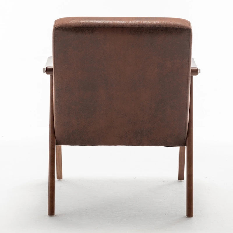 Fauteuil d'appoint à cadre en bois massif