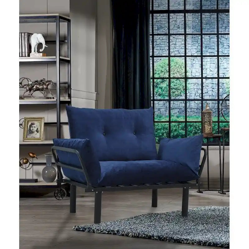 Futon causeuse, cadre pliable