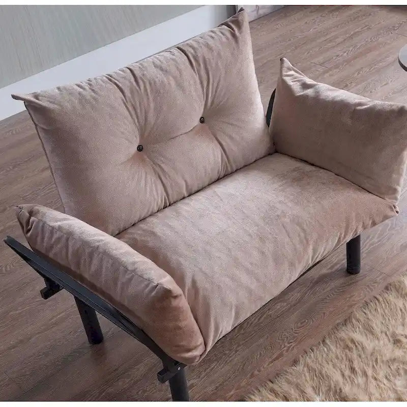 Futon causeuse, cadre pliable