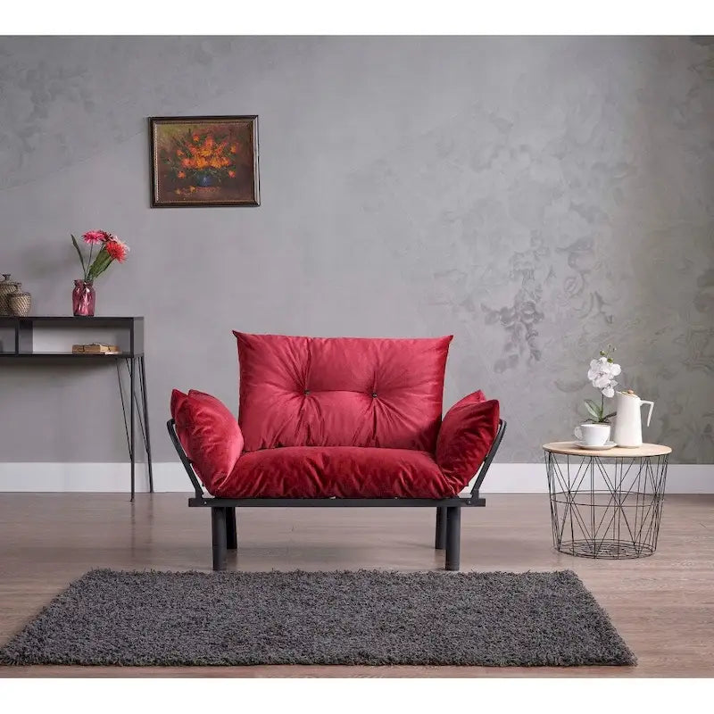 Futon causeuse, cadre pliable