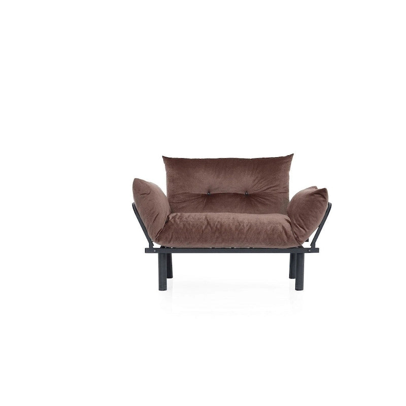 Futon causeuse, cadre pliable