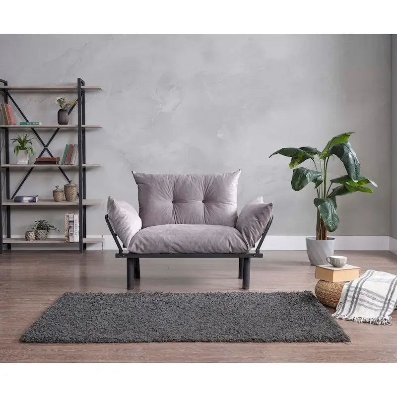 Futon causeuse, cadre pliable