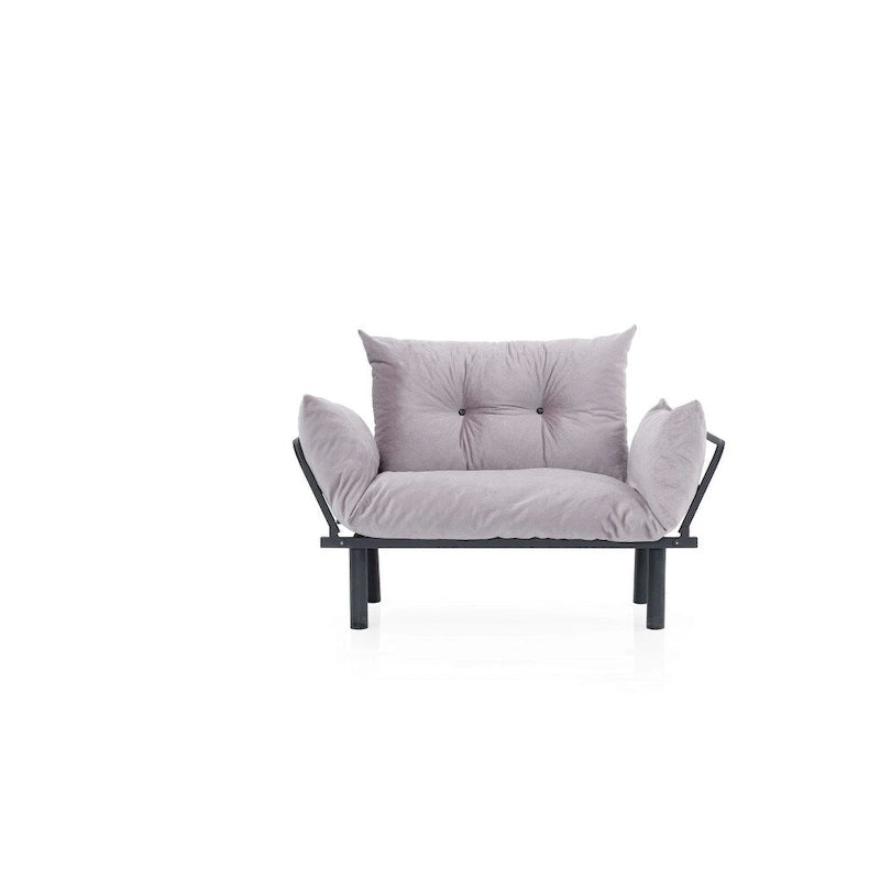 Futon causeuse, cadre pliable