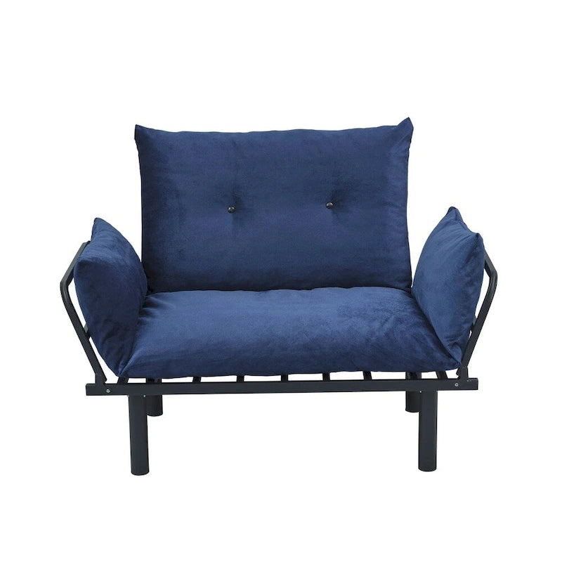 Futon causeuse, cadre pliable