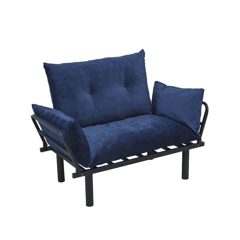 Futon causeuse, cadre pliable