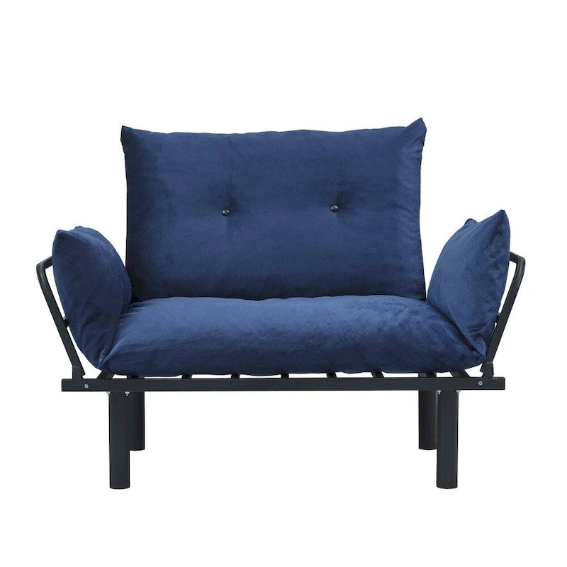 Futon causeuse, cadre pliable