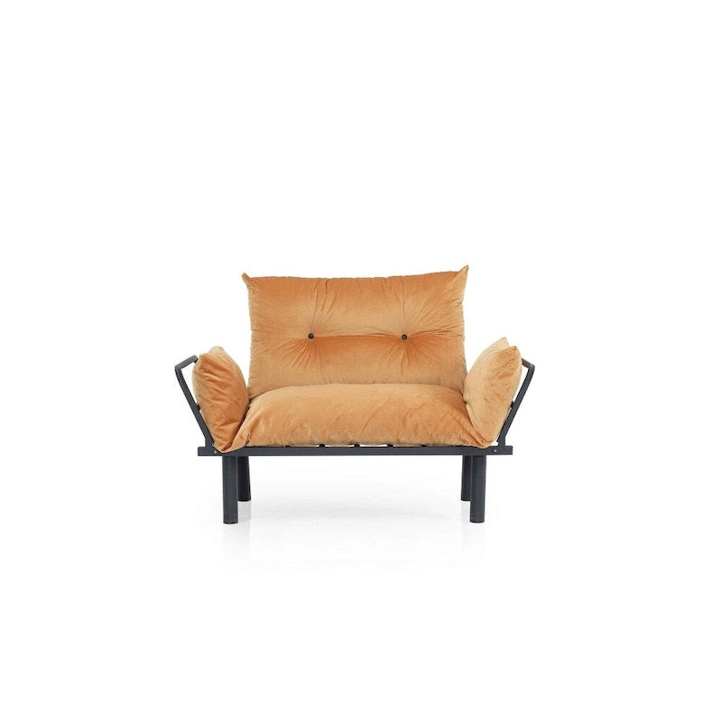 Futon causeuse, cadre pliable