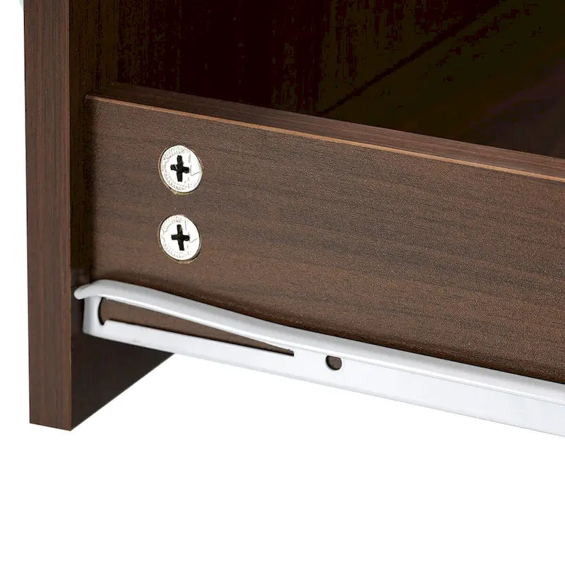 Table basse carrée rotative à 360° avec 2 tiroirs