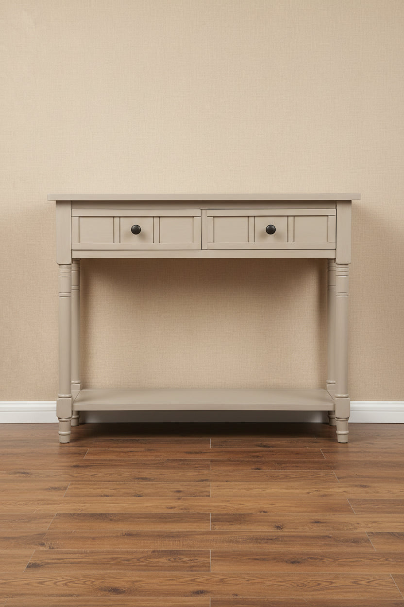 Console Daisy avec 2 tiroirs et étagère inférieure