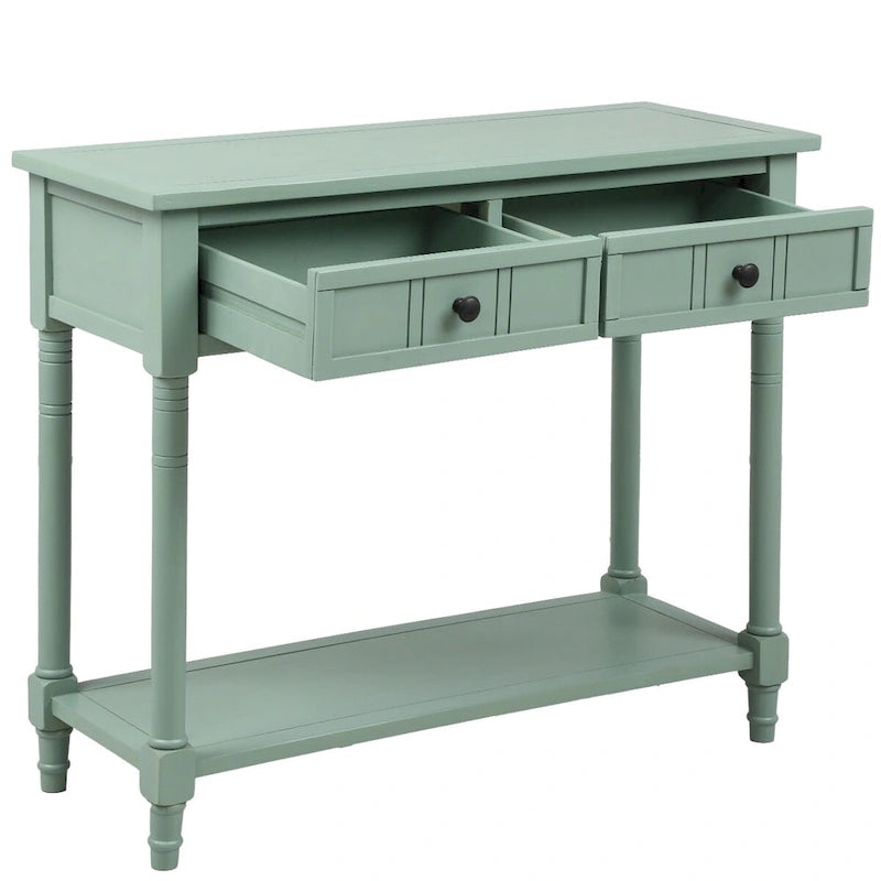 Console Daisy avec 2 tiroirs et étagère inférieure