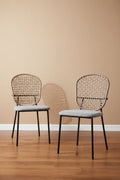 Modern Metal Accent Dining Chair (Set of 4)