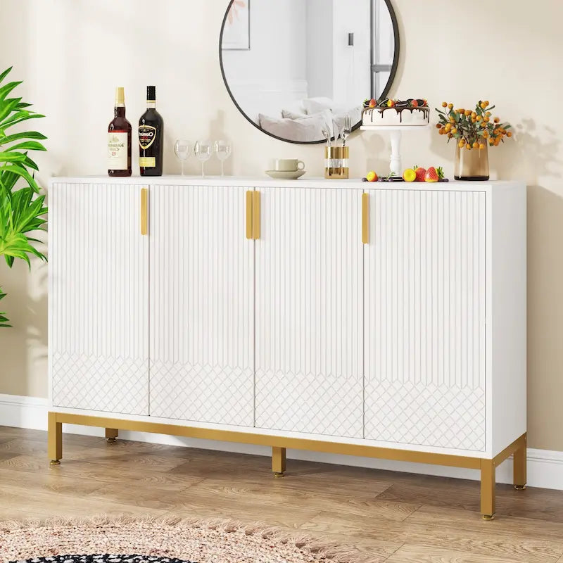 Meuble Buffet avec Rangement, Buffet de 150 cm - S.O.