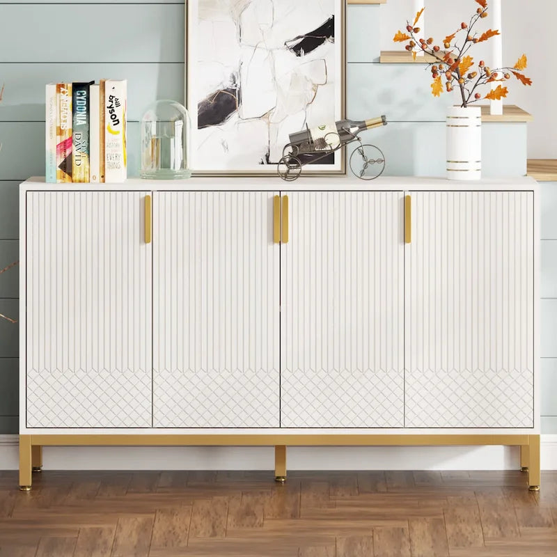 Meuble Buffet avec Rangement, Buffet de 150 cm - S.O.