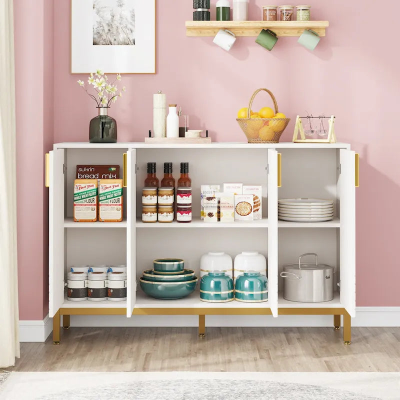 Meuble Buffet avec Rangement, Buffet de 150 cm - S.O.