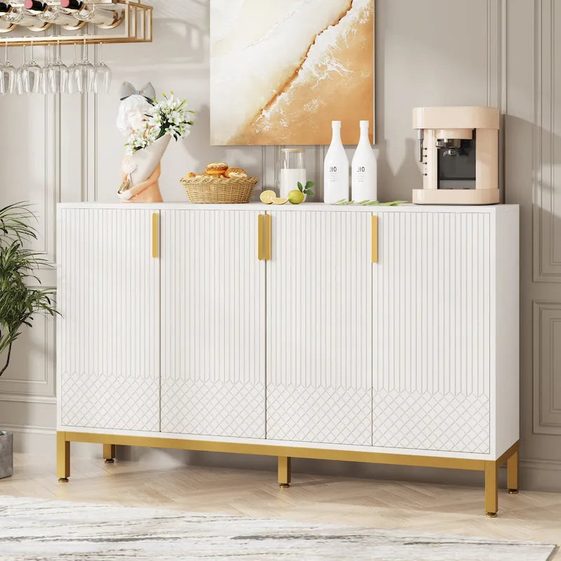 Meuble Buffet avec Rangement, Buffet de 150 cm - S.O.