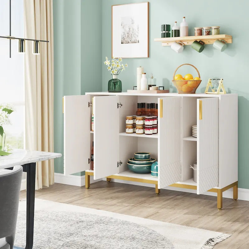 Meuble Buffet avec Rangement, Buffet de 150 cm - S.O.