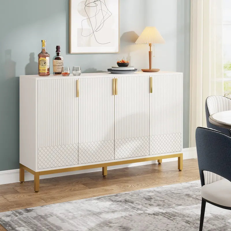 Meuble Buffet avec Rangement, Buffet de 150 cm - S.O.