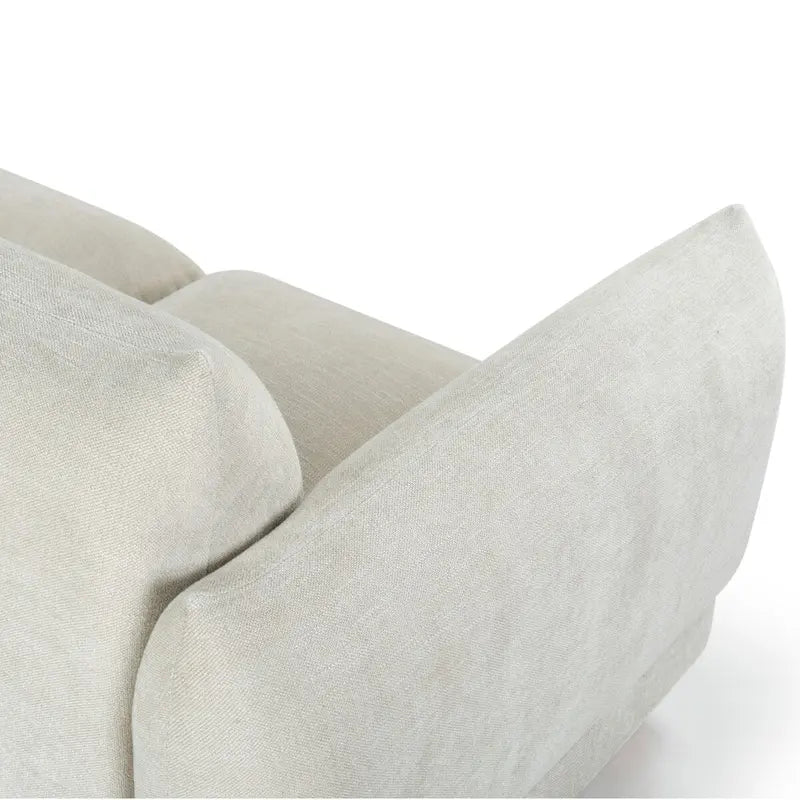 Canapé en tissu haute performance Couture - 89Wx36Dx32H